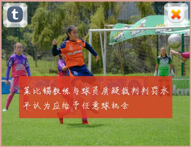 莱比锡教练与球员质疑裁判判罚水平认为应给予任意球机会