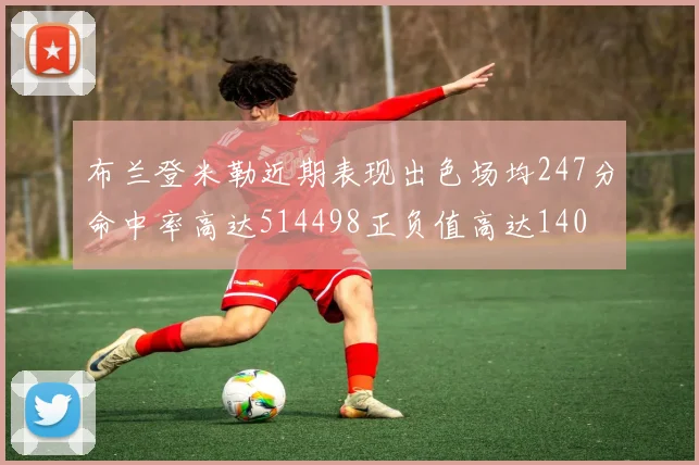 布兰登米勒近期表现出色场均247分命中率高达514498正负值高达140